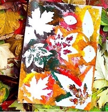peinture feuilles d'automne